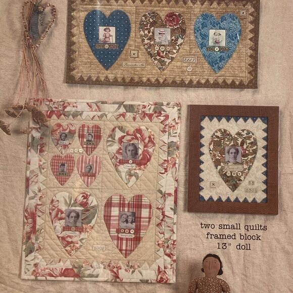 Liberty Star LIB122 Pattern Dearie Remember Me 22 x 10 Wall Hangings Folkart - Picture 1 of 7